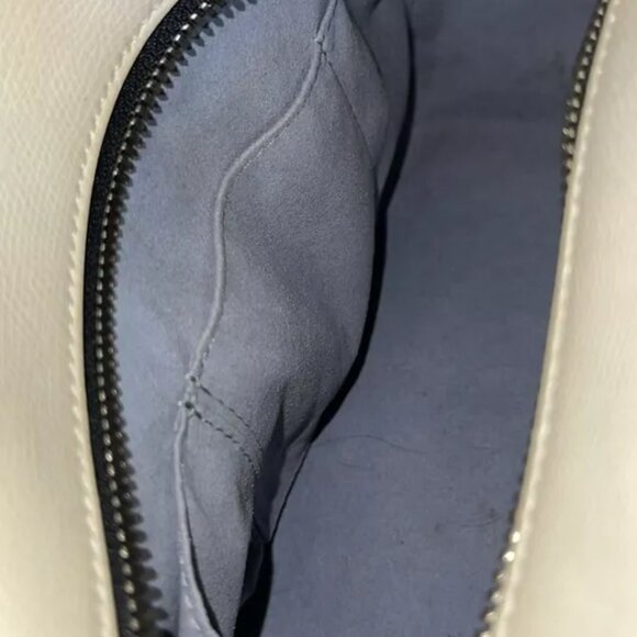 Senreve Doctor Bag Satchel Handbag Shoulder Bag Zip Sand Genuine Italian Leather - Picture 16 of 16